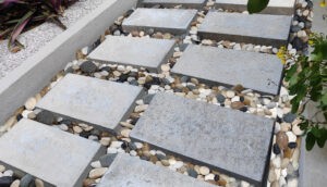 Community Garden Paver on site